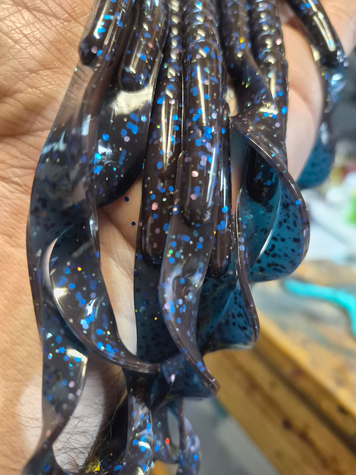 THE LEGEND 10-inch ribbon worm BLUE CRAW