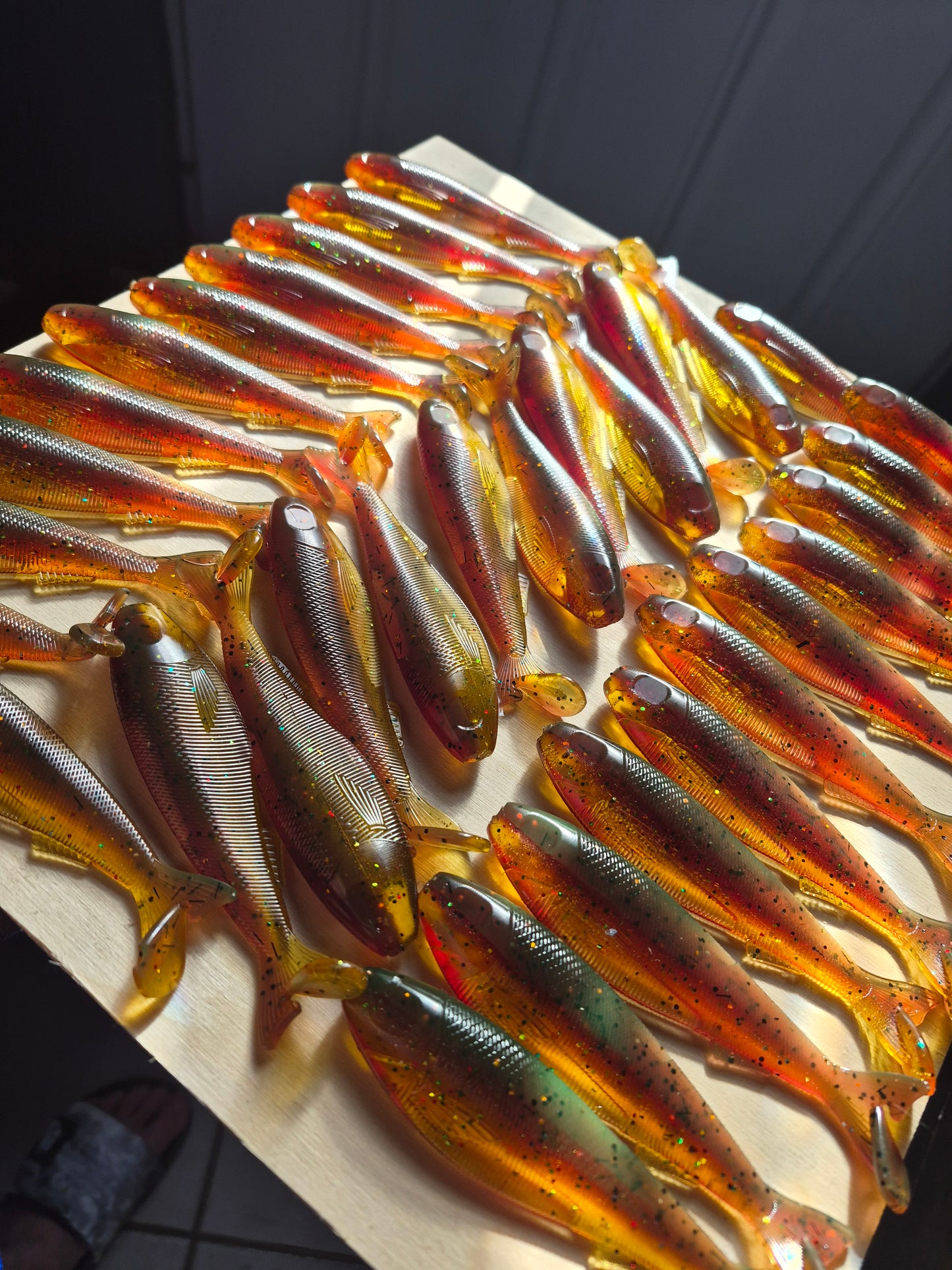 THE GENERAL 4.3 SWIMBAIT Golden oil shad