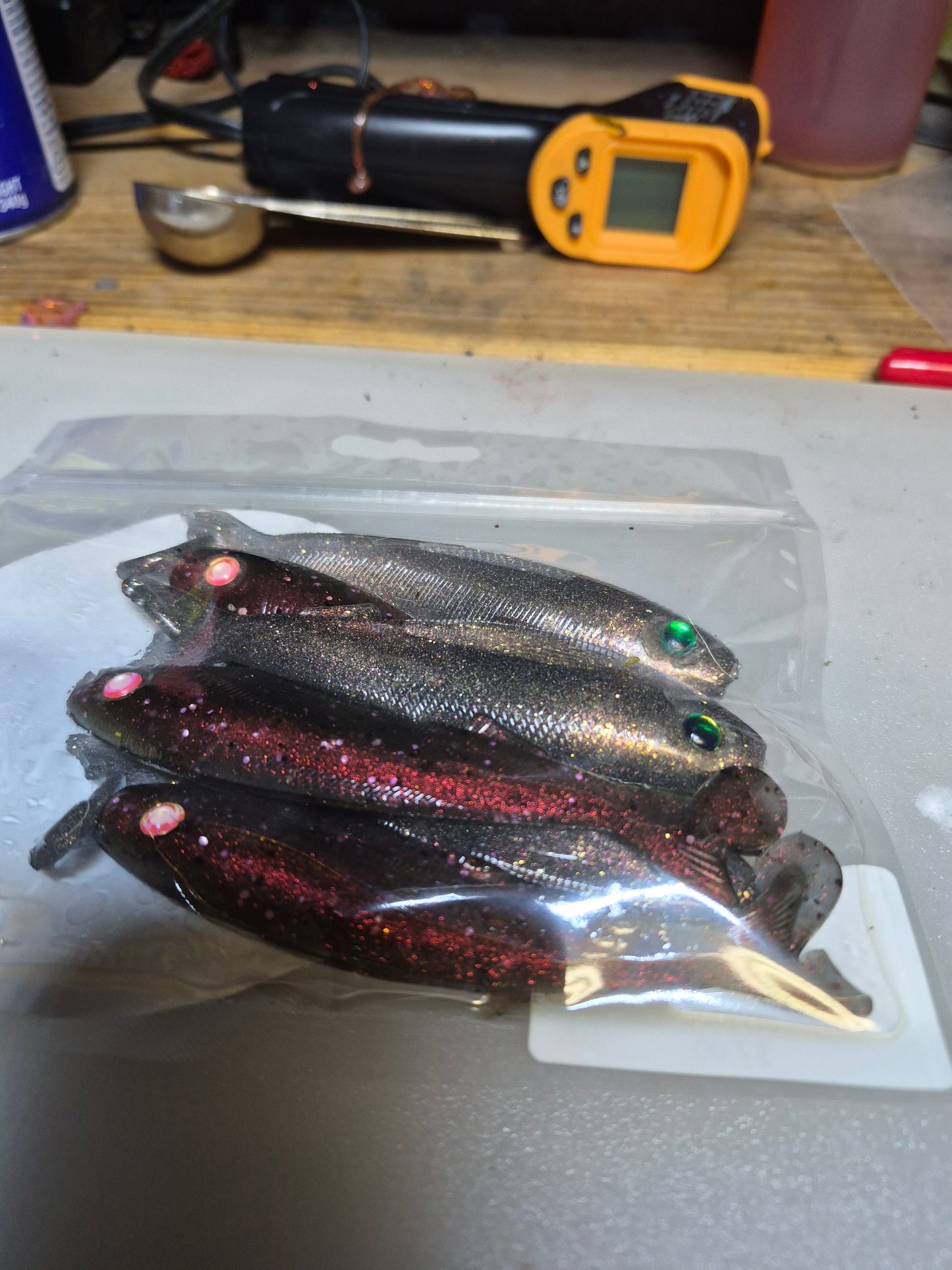 "THE GENERAL" 4.3" EPIC SLAY BAIT 2 hook recesses. Variety pack!!
