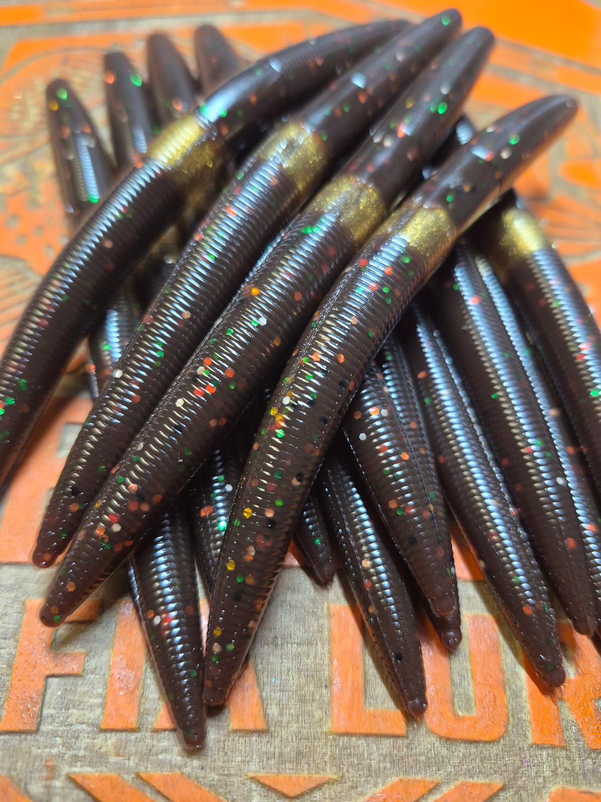 THE ENFORCER 5"stick bait with reinforced hook sleeve CHOCOLATE BAR