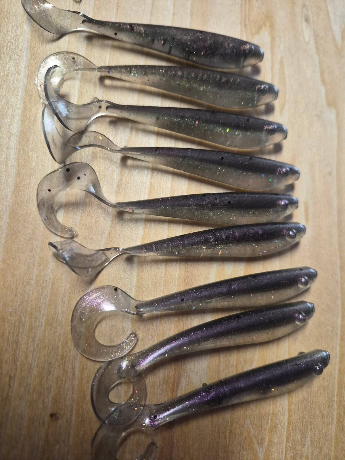 THE CLEANER Finesse swim bait 4" swimming 9pk PHOENIX BLAST