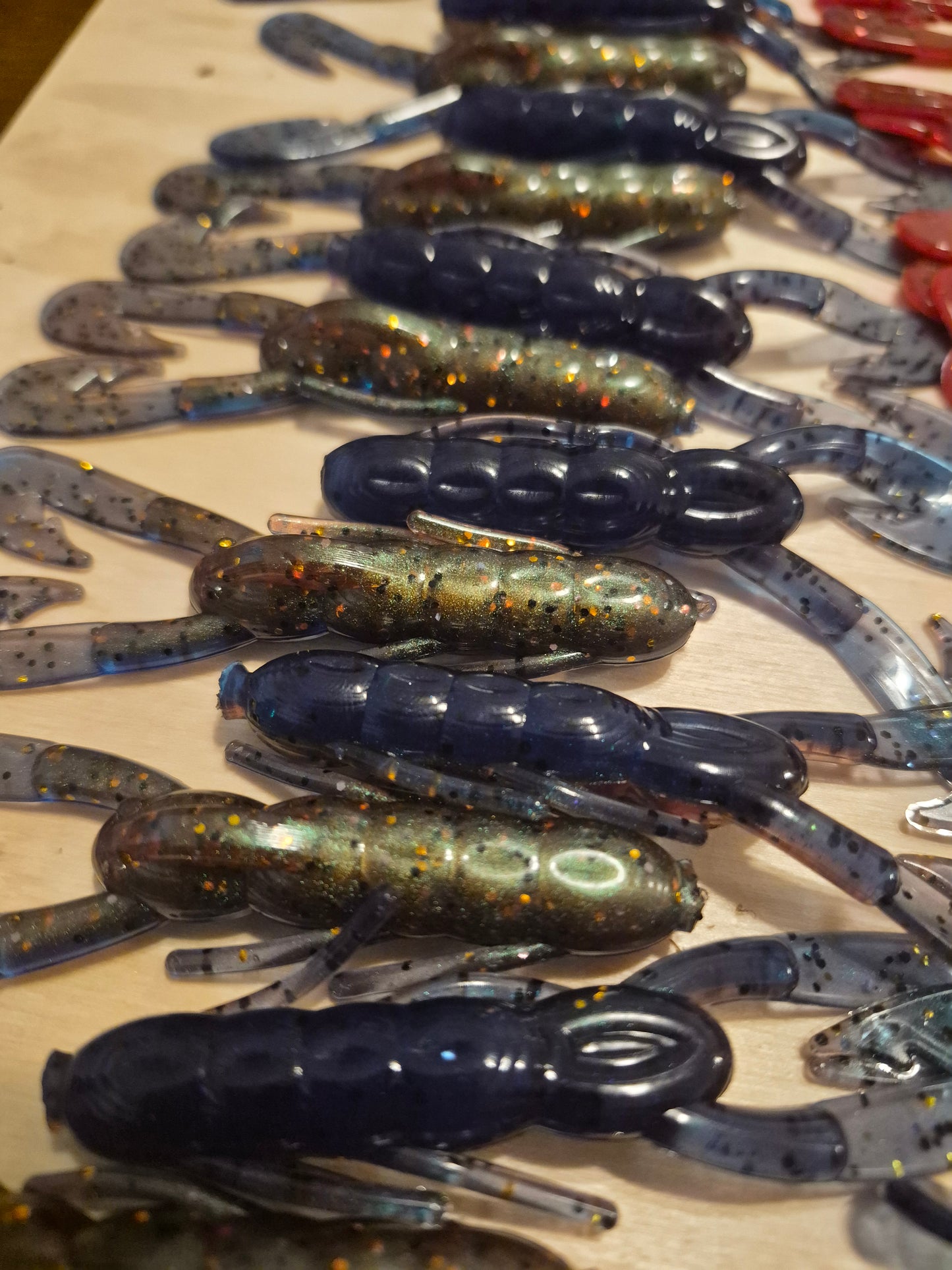 3.5" CRAWDADDY CHAMELEON BLUE
