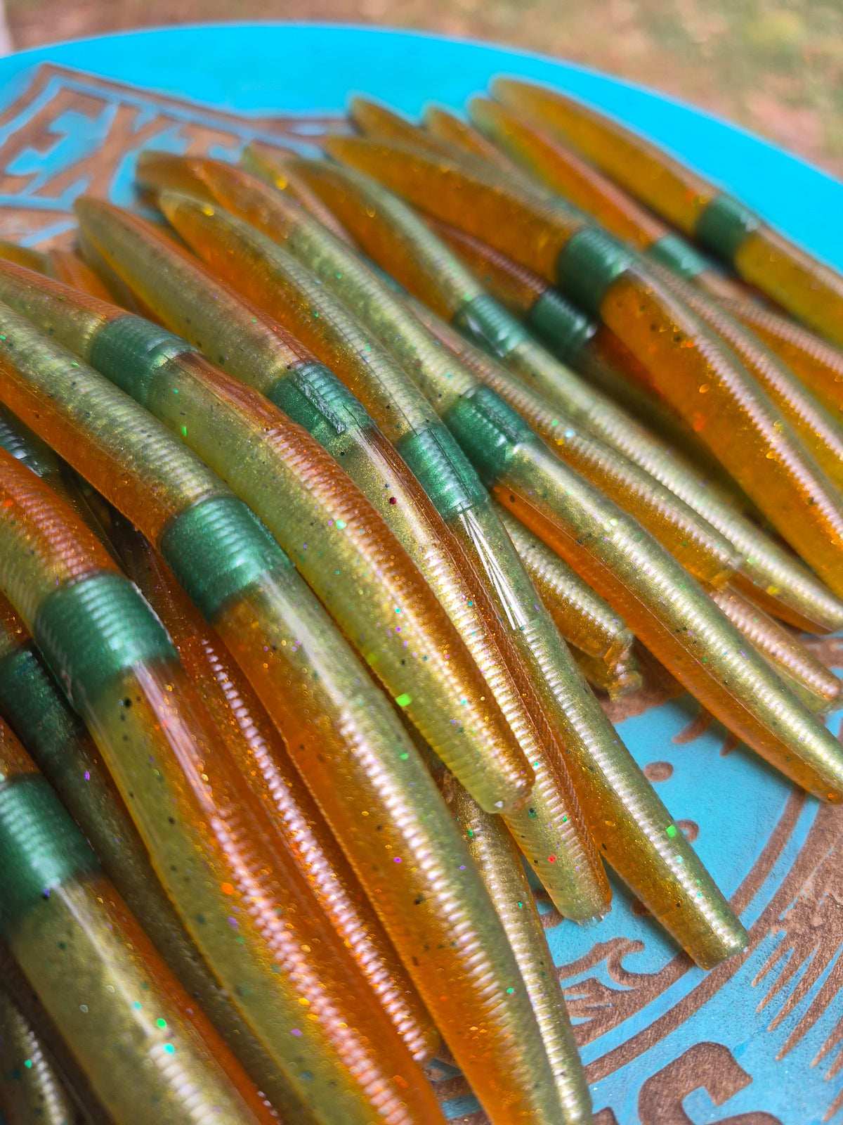 THE ENFORCER 5"stick bait with reinforced hook sleeve BLU-GIL