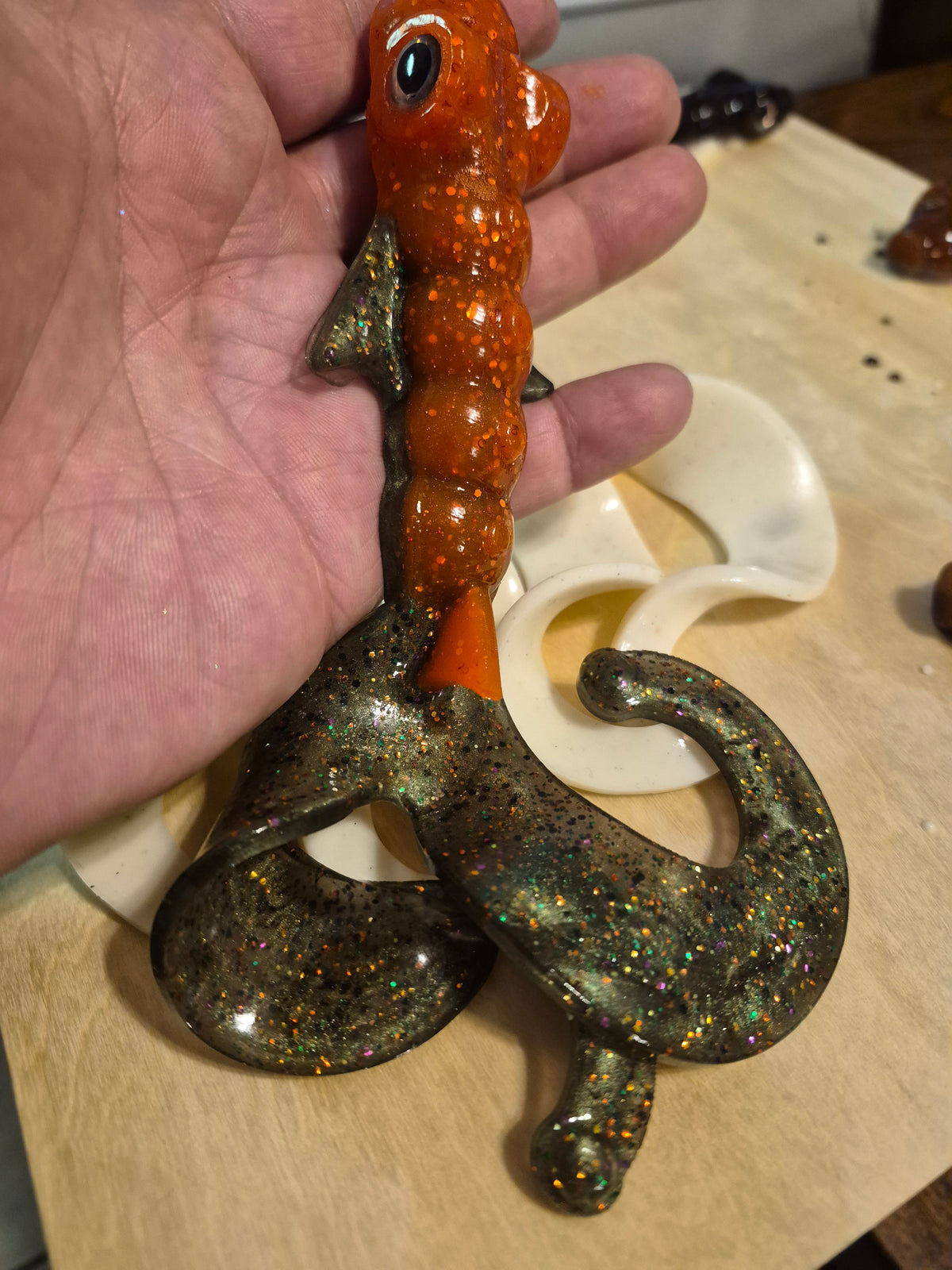 8" RIVER KRAKEN 2pk REVERSE HUNTERS ORANGE