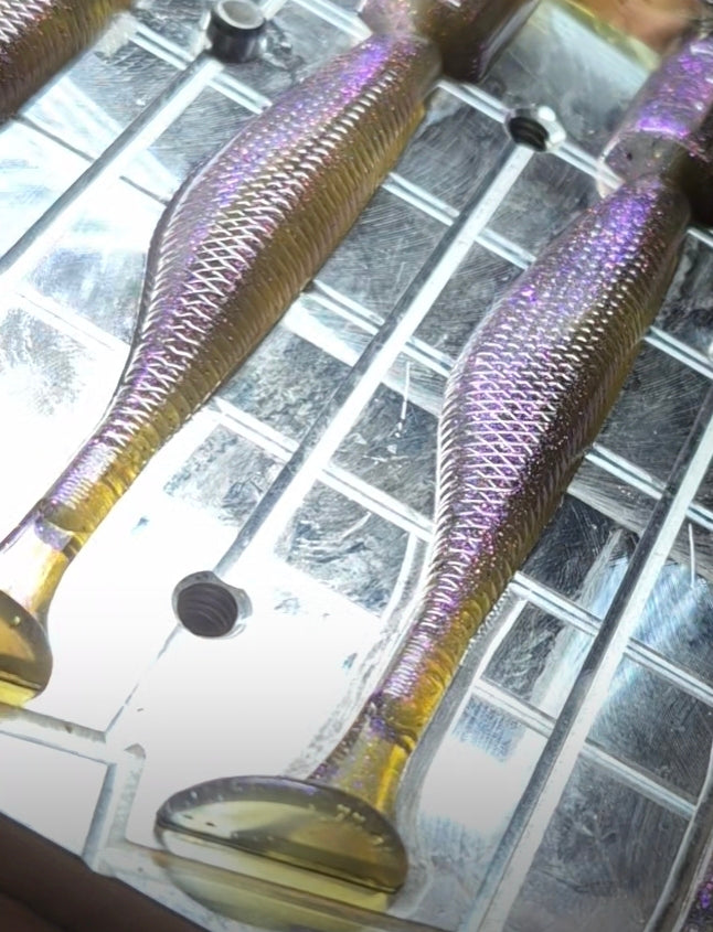 3.8" ASSASSIN paddle tail swimbait.