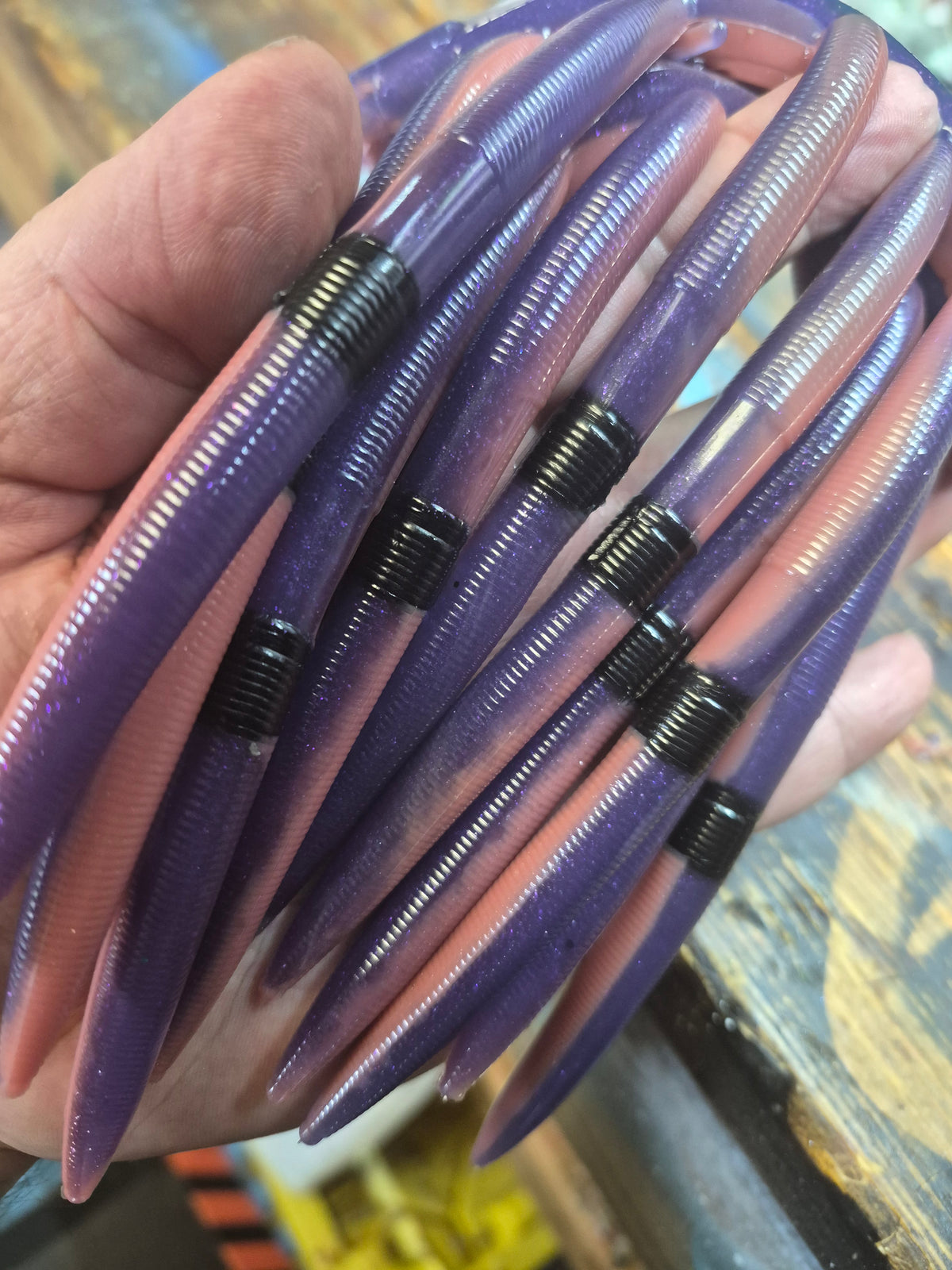 THE ENFORCER 5"stick bait with reinforced hook sleeve PB&J