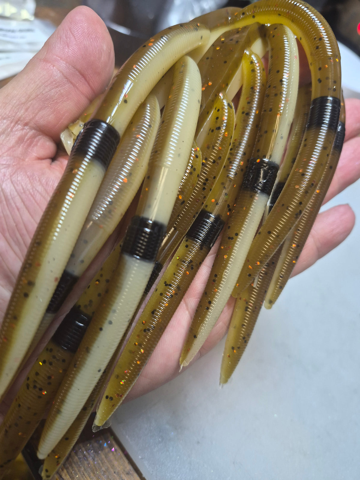 THE ENFORCER 5"stick bait with reinforced hook sleeve HOUDINI