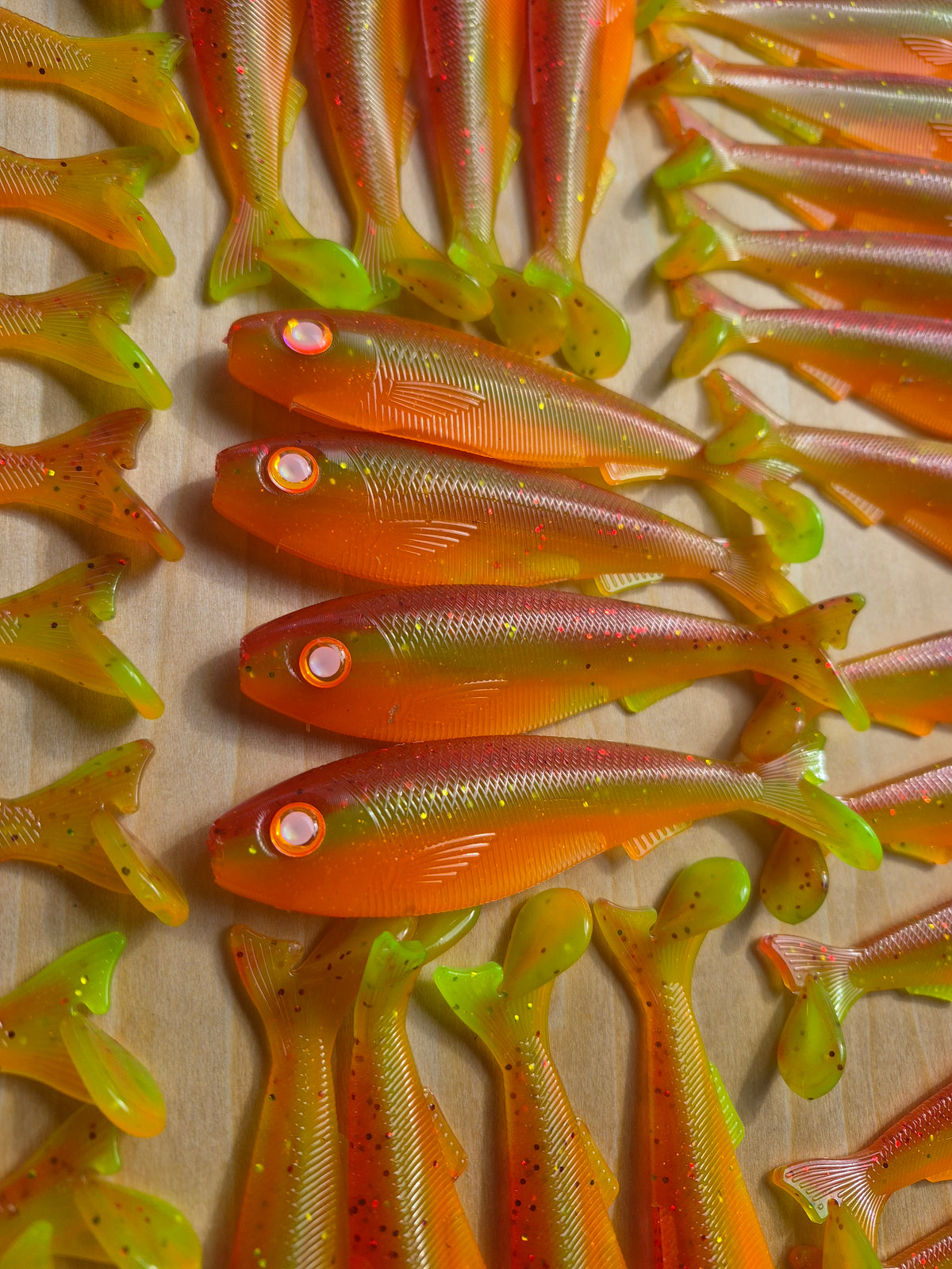 THE General 4.3 SWIMBAIT FIRETIGER 6pk