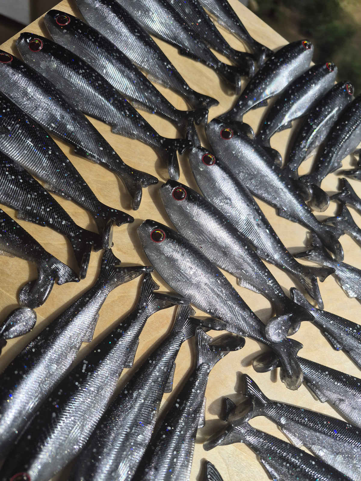 THE General 4.3 SWIMBAIT BLACK GIZZARD SHAD