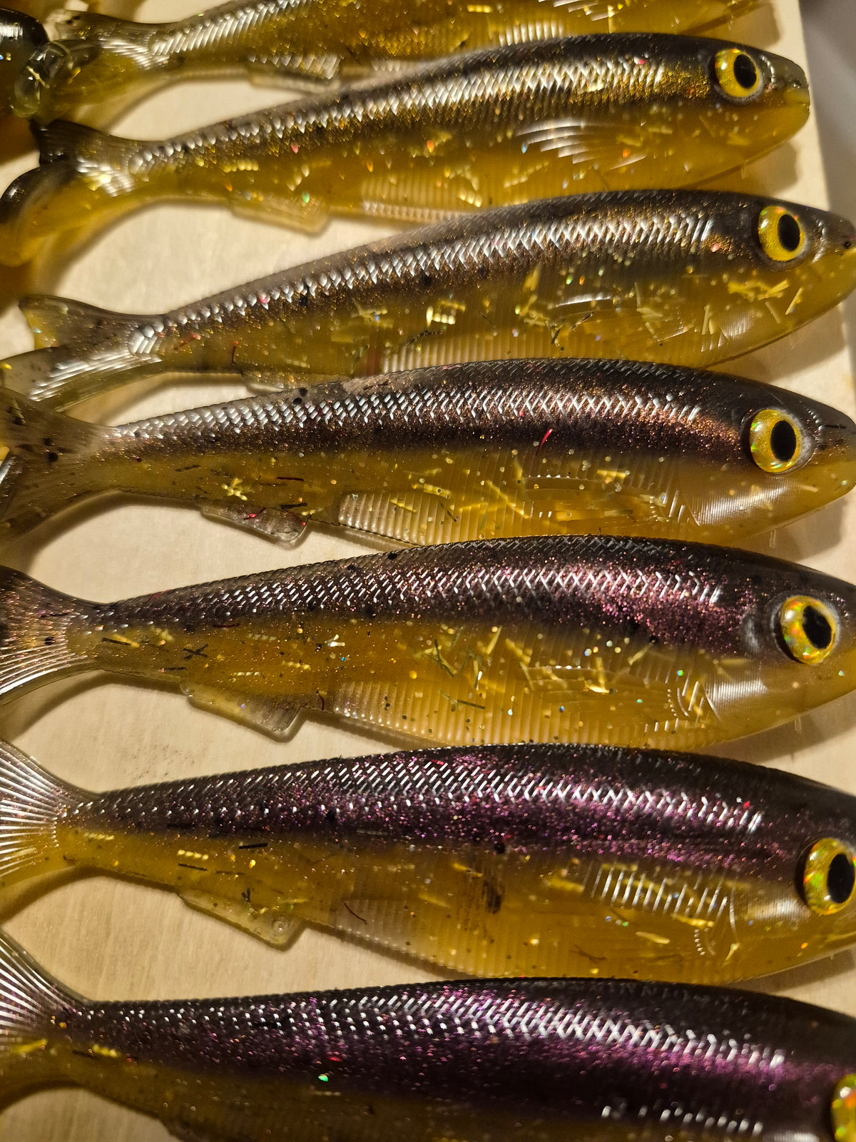 THE General 4.3 SWIMBAIT CHAOTIC AMBER hypershift