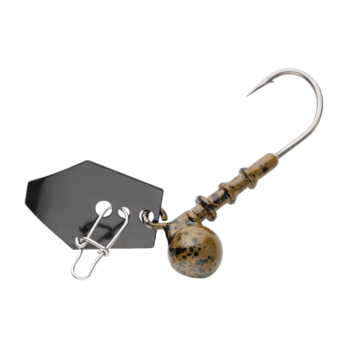 The SHAKEDOWN JIG compact direct-connect bladed jig.