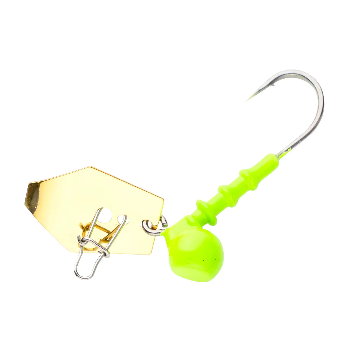 The SHAKEDOWN JIG compact direct-connect bladed jig.