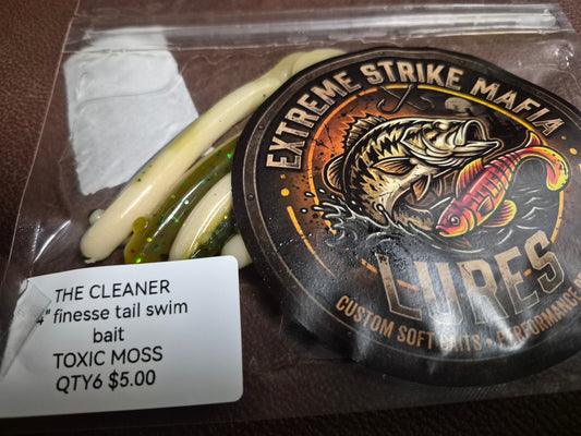 THE CLEANER 4" FINESSE TAIL SWIM BAIT