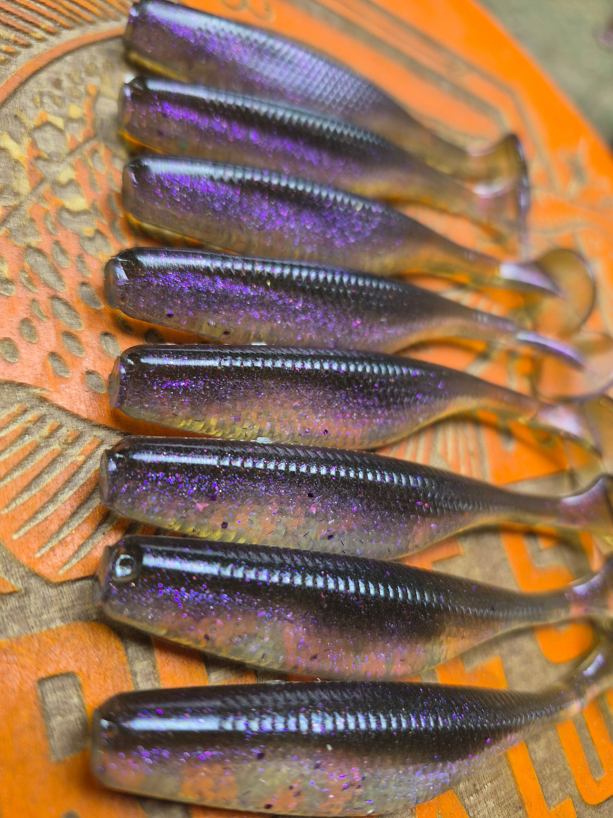 3.8" ASSASSIN SWIMBAIT ELECTRIC SHAD 8PK