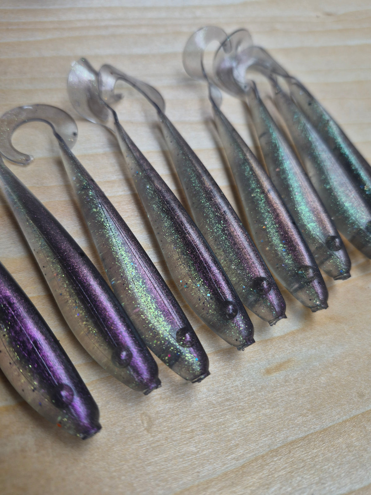 THE CLEANER Finesse swim bait 4" swimming 9pk PHOENIX BLAST