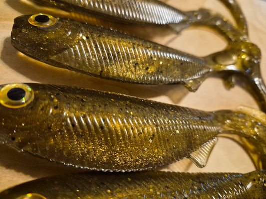 7.6" REAPER TAIL 2PK  GOLD RUSH