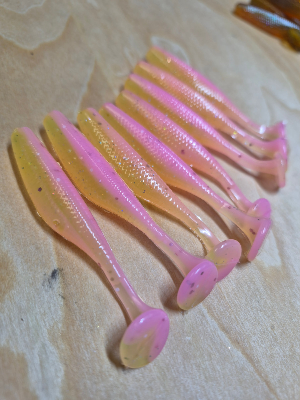 2.8" Assassin paddle tail. ELECTRIC CHICKEN