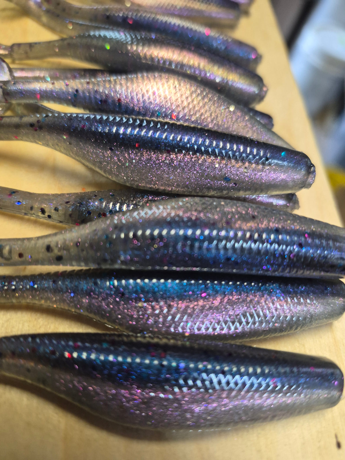 3.8" ASSASIN SWIMBAIT TWILIGHT HYPERSHIFT 8PK