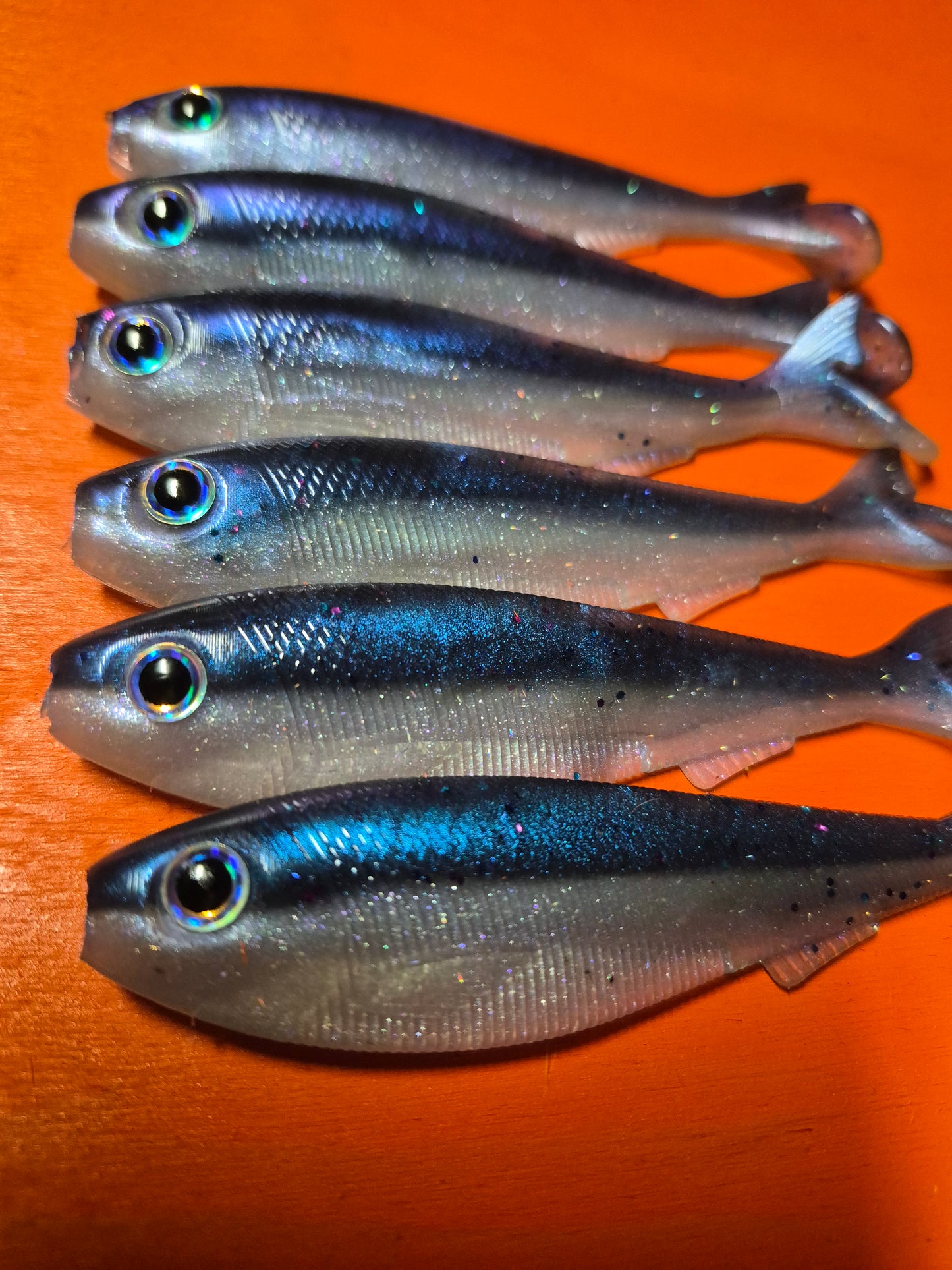 The General 4.3" SWIMBAIT Colorshifting ELECTRIC BLUE