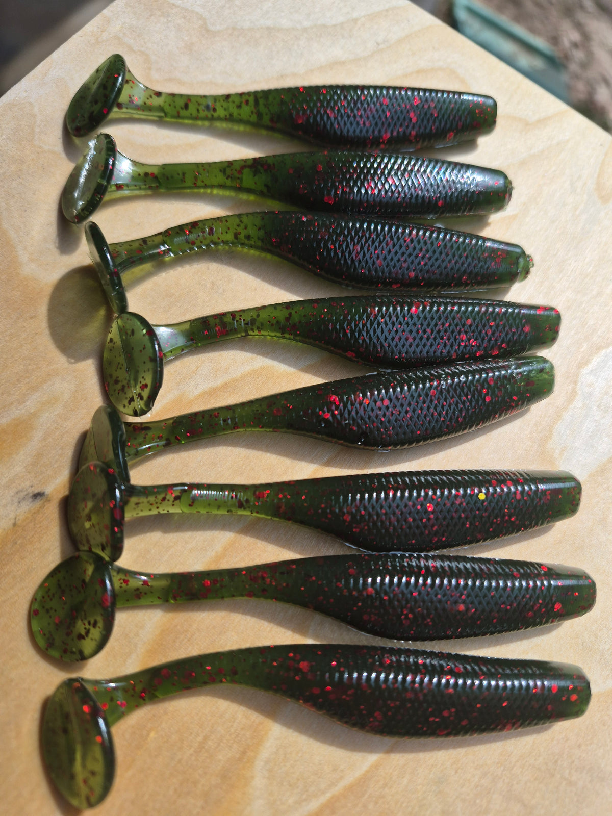 3.8 Assassin swimbait WATERMELON RED 8pk