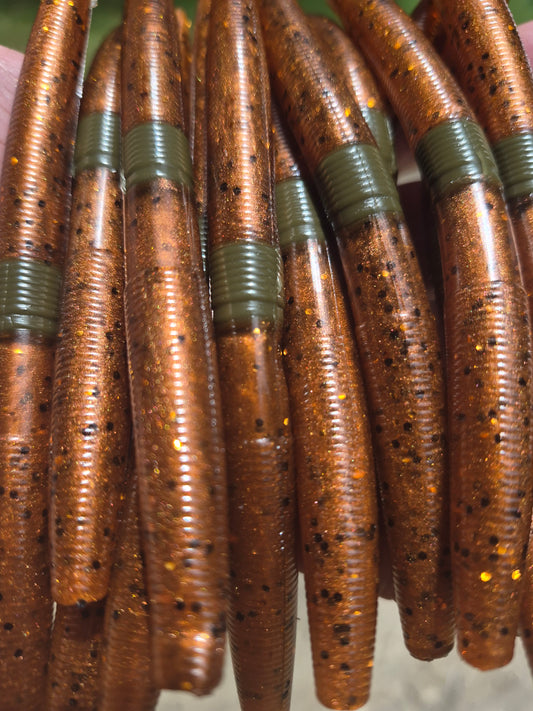 THE ENFORCER 5"stick bait with reinforced hook sleeve NEW PENNY
