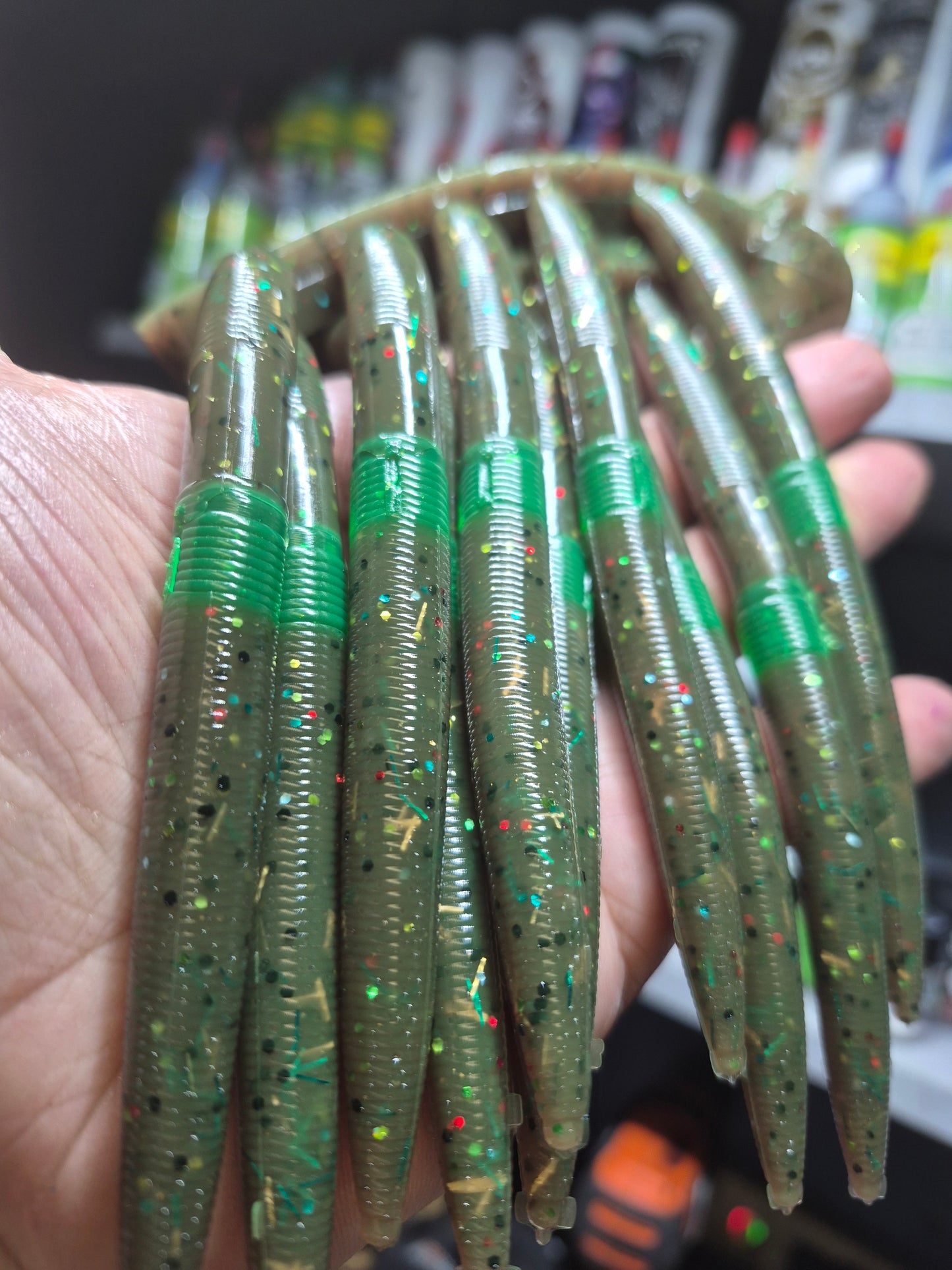 The ENFORCER 5"stick bait with reinforced hook BAYOU WATERS