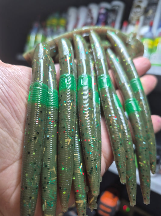 The ENFORCER 5"stick bait with reinforced hook BAYOU WATERS