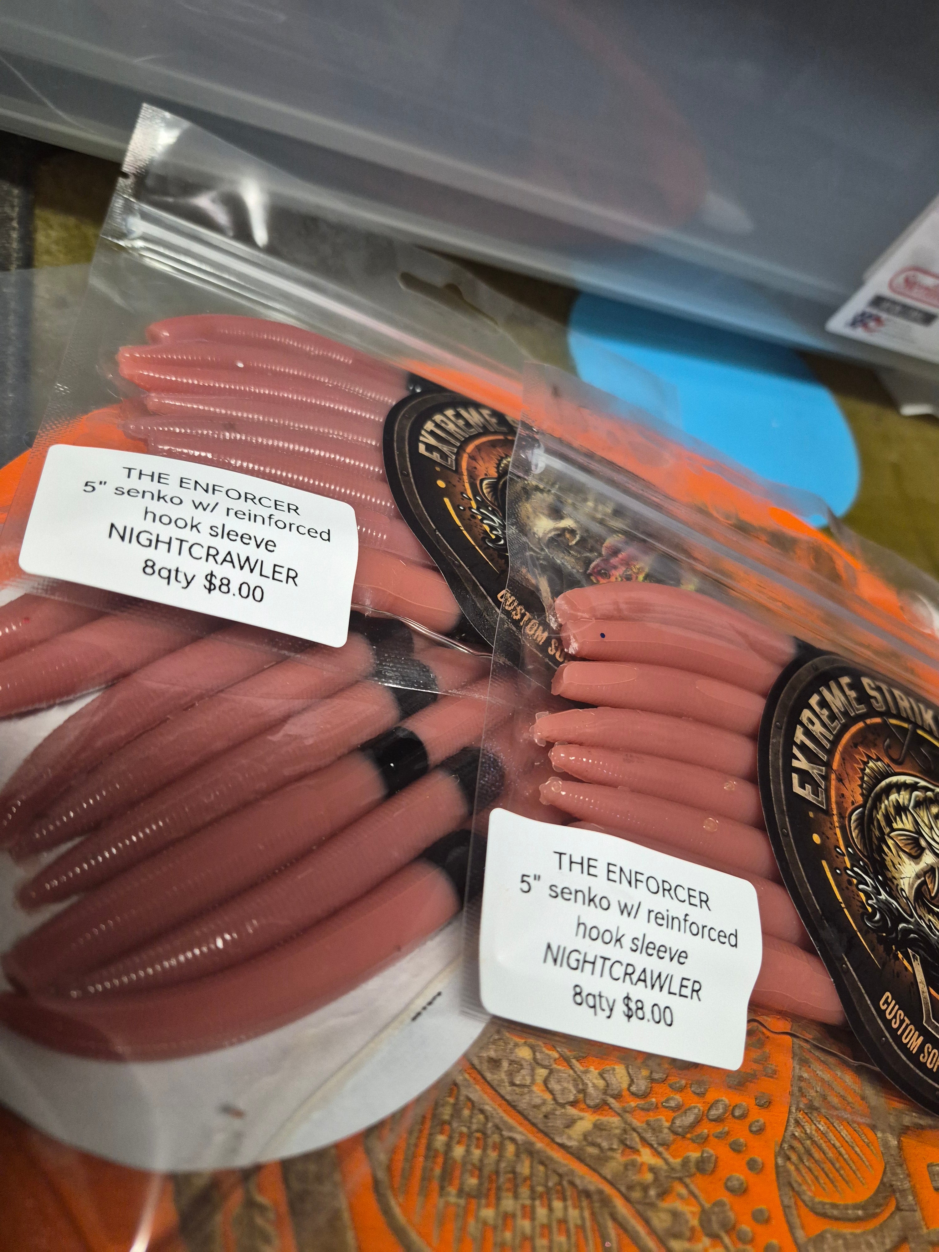 THE ENFORCER 5" Stick bait WITH REINFORCED HOOK SLEEVE