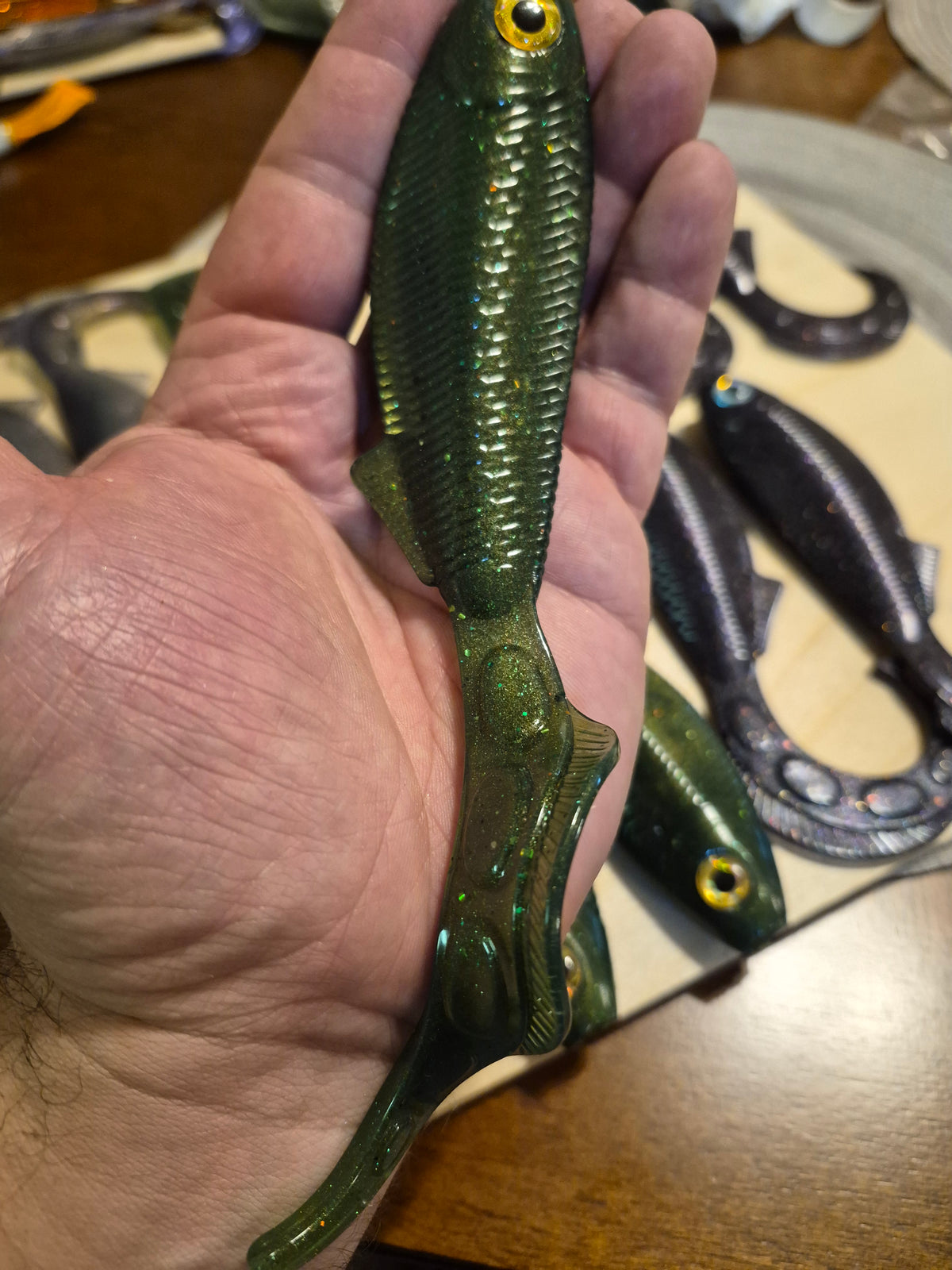 7.6" REAPER TAIL 2PK WATERMELON GREEN