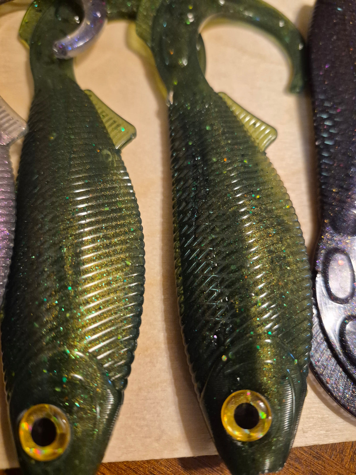 7.6" REAPER TAIL 2PK WATERMELON GREEN