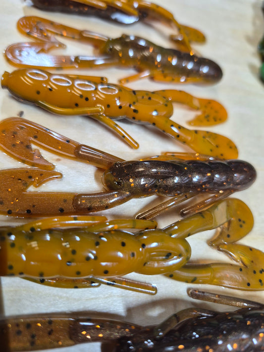 3.5" CRAWDADDY SWEET POTATO BROWN
