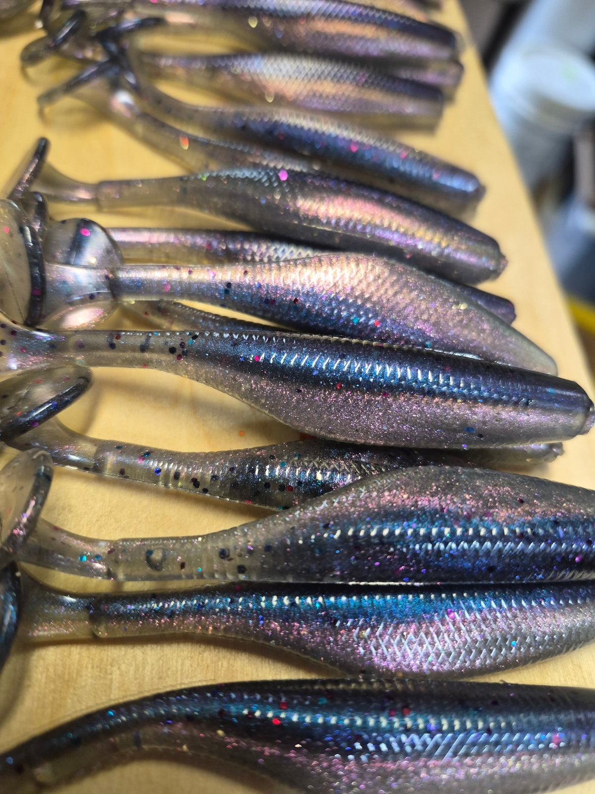 3.8" ASSASIN SWIMBAIT TWILIGHT HYPERSHIFT 8PK