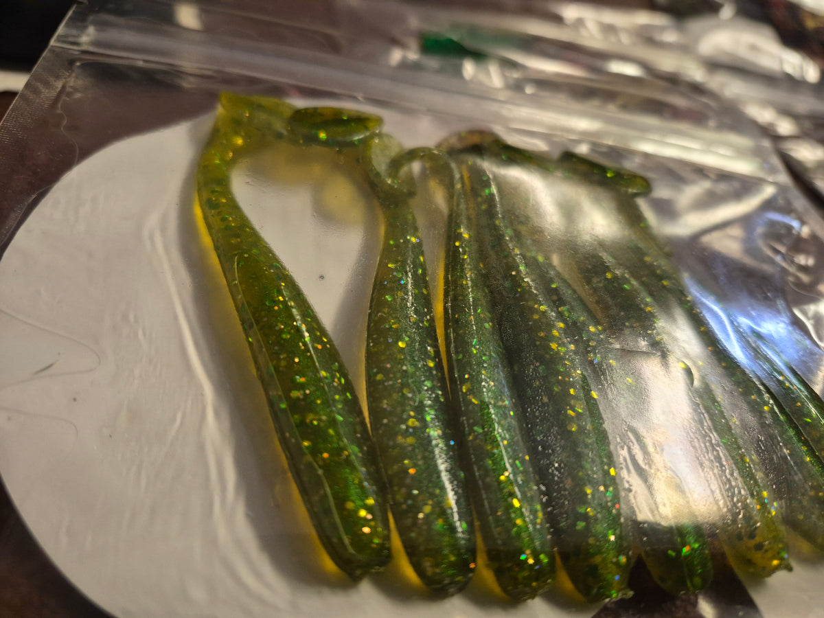 THE UNDERBOSS 3.5 paddle tail swim bait