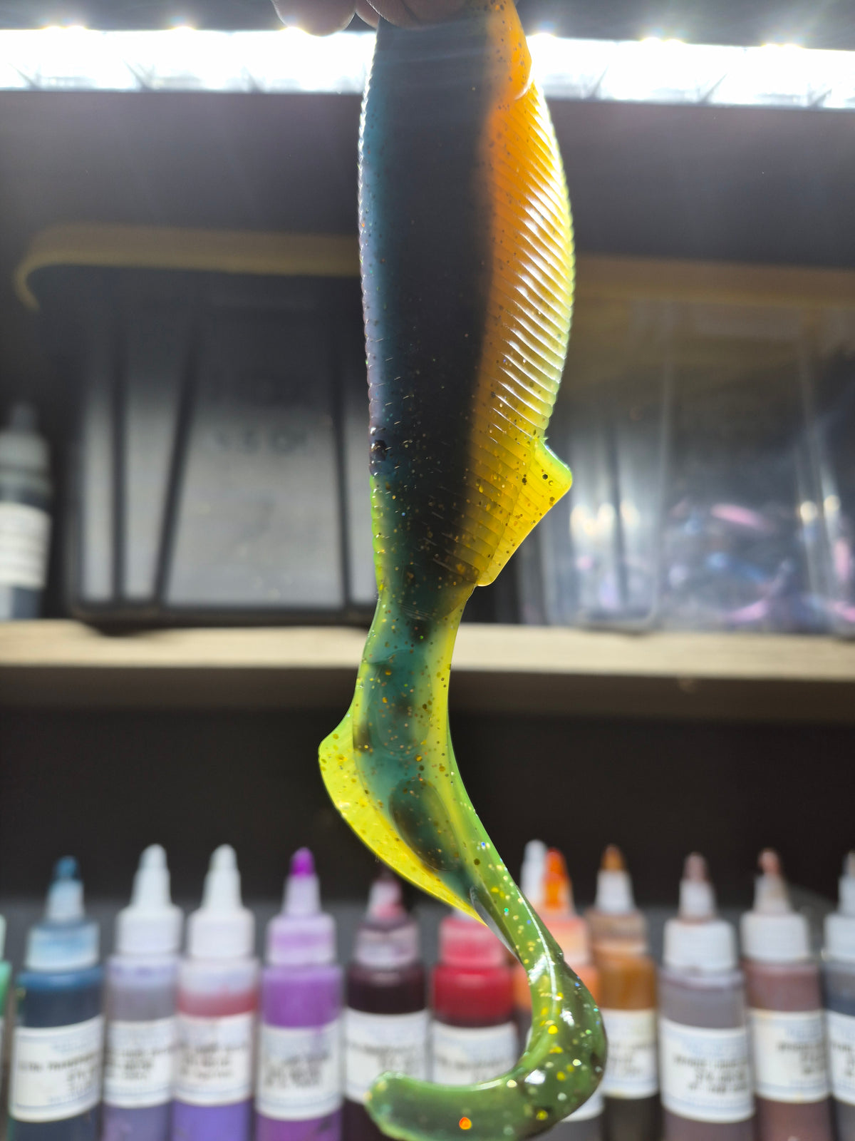 7.6" REAPER TAIL 2PK BLUE CRAW BASS