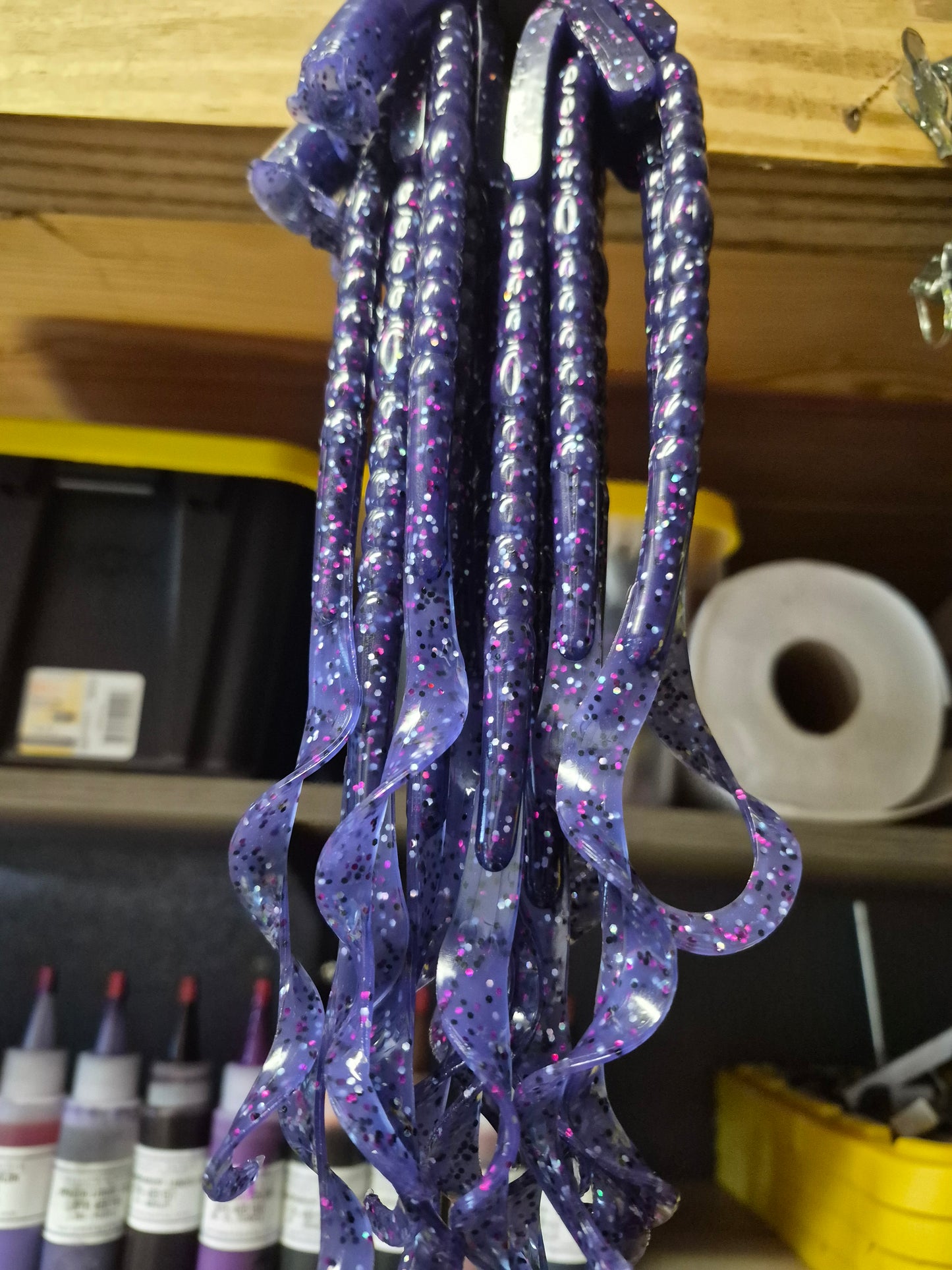 THE LEGEND 10" Ribbon worm PURPLE CANDY