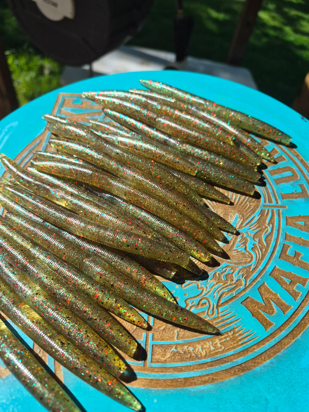 The ENFORCER 5" STICK BAIT with reinforced hook sleeve APEX WATERMELON no salt