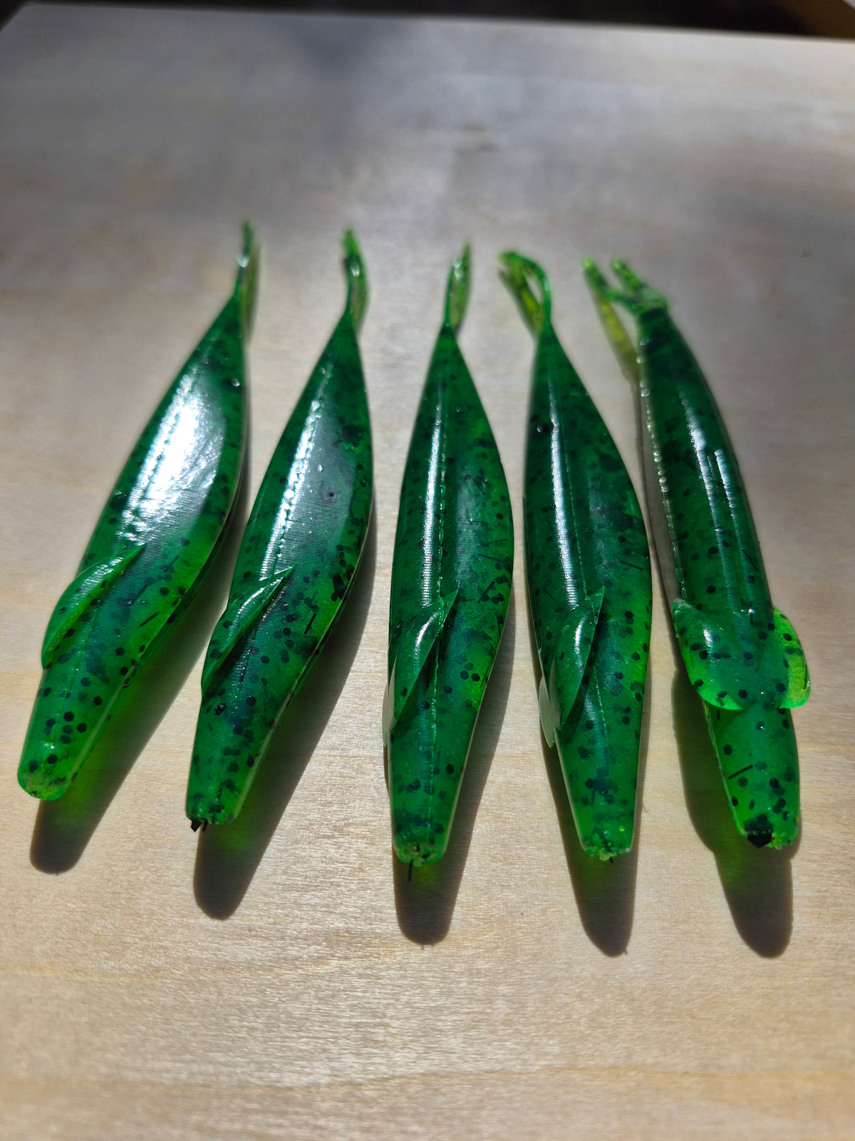 THE YAKUZA WING 5 PEPPERED CHARTREUSE