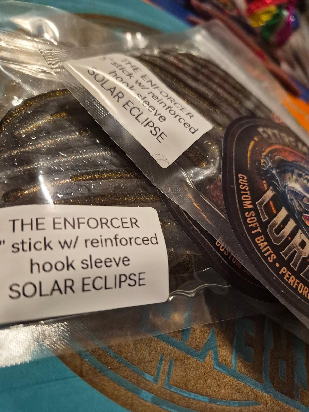 THE ENFORCER 5"stick bait with reinforced hook sleeve HYPERSHIFT Solar Eclipse