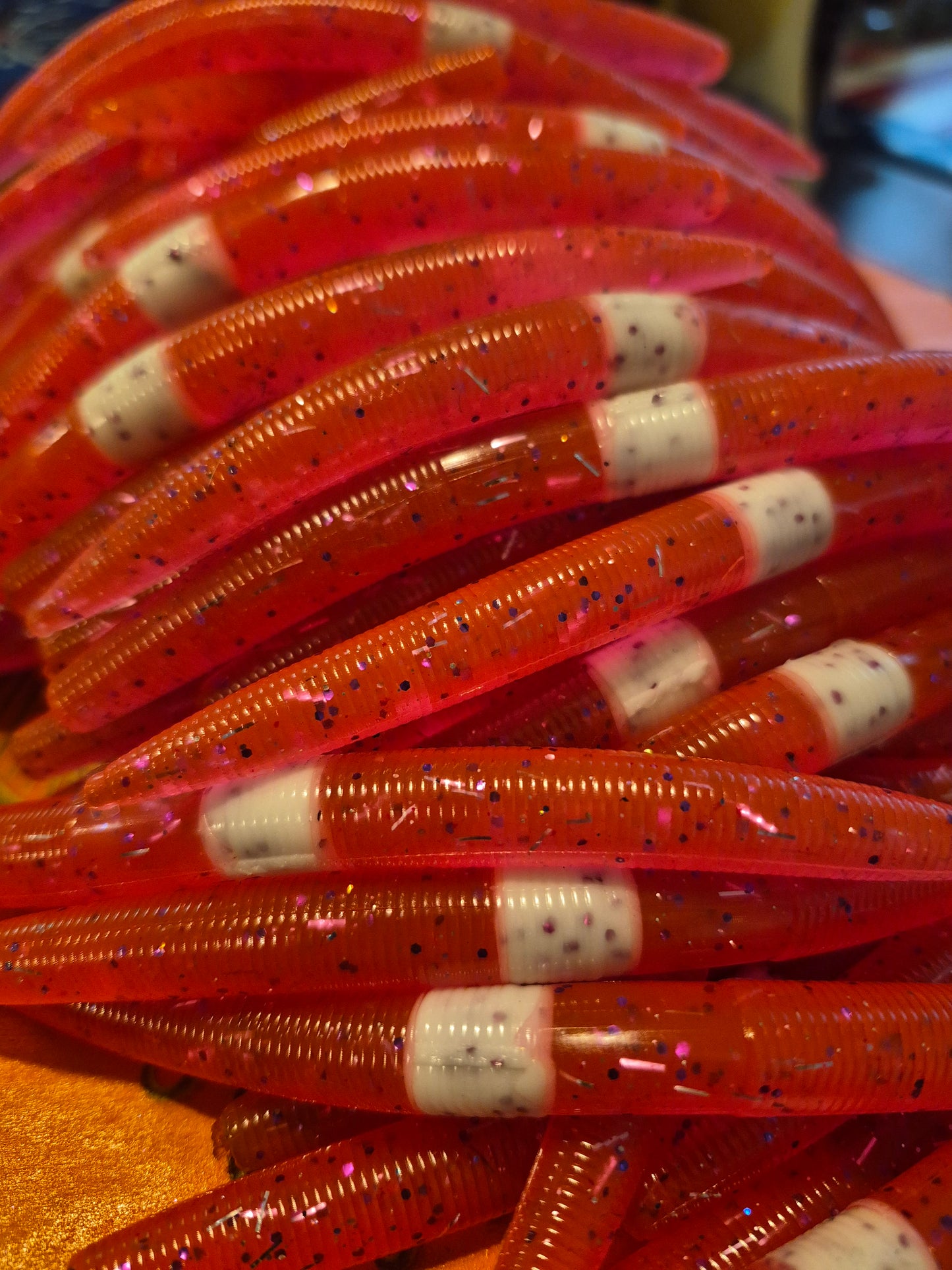 THE ENFORCER 5"stick bait with reinforced hook sleeve SUPER PINK