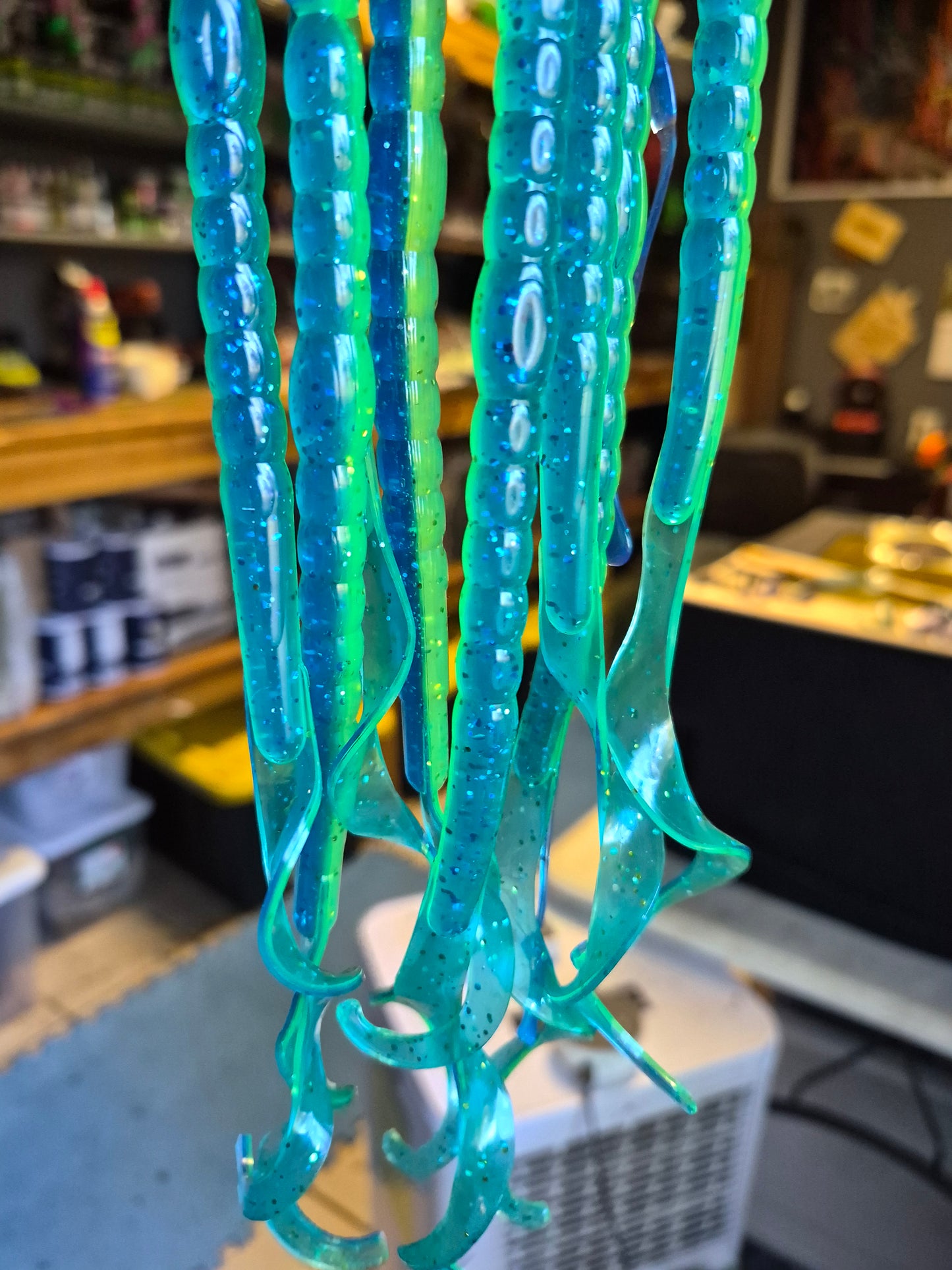 THE LEGEND 10-inch ribbon worm AQUAMARINE