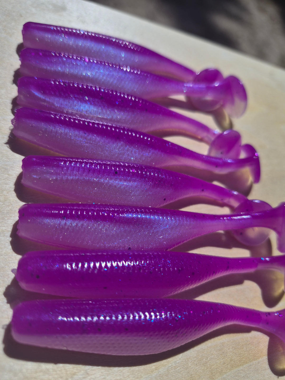 3.8 Assassin swimbait 8pk PURPLE PASSION