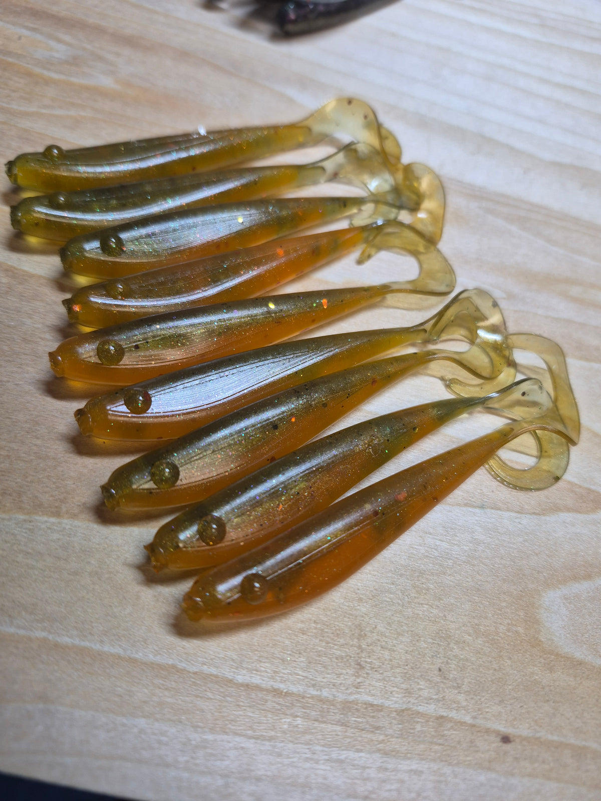The CLEANER Finesse swim bait 9pk BLU-GIL