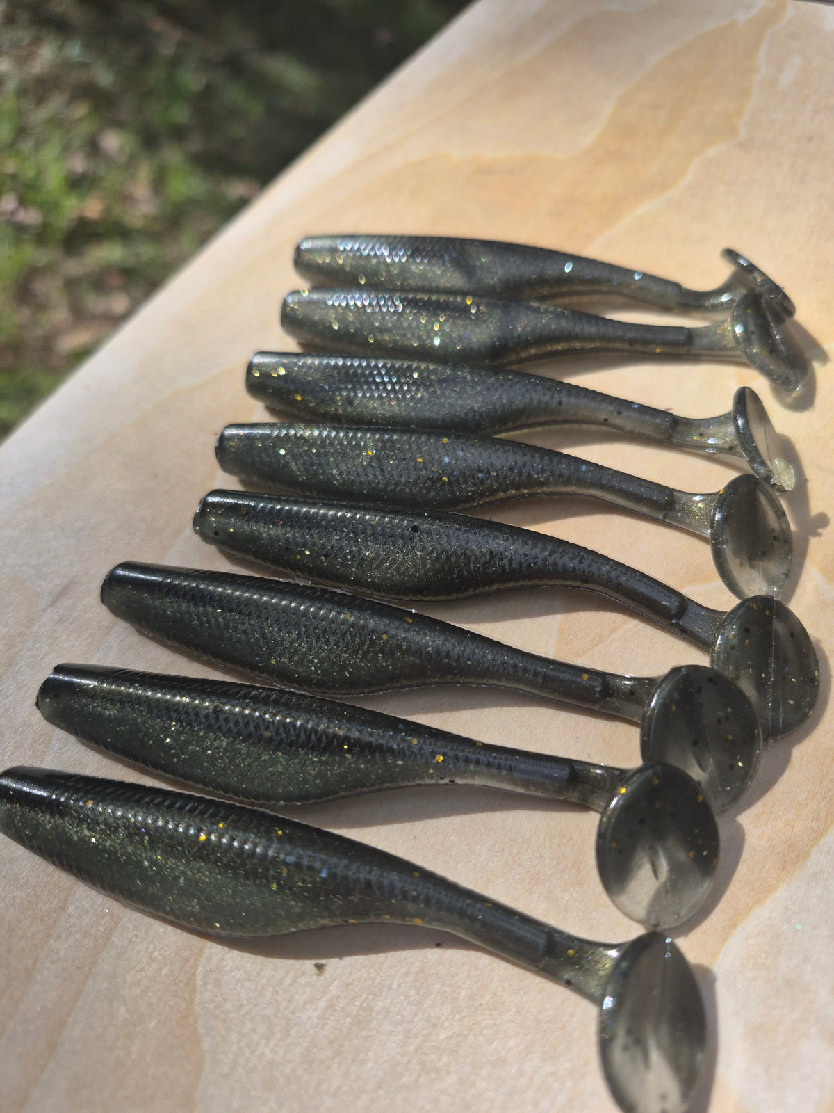 3.8" ASSASSIN SWIMBAIT HUNTERS GOLD 8PK