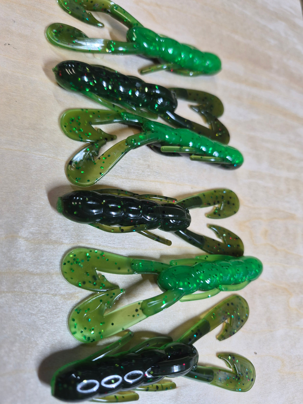 3.5" CRAWDADDY GATOR LIME