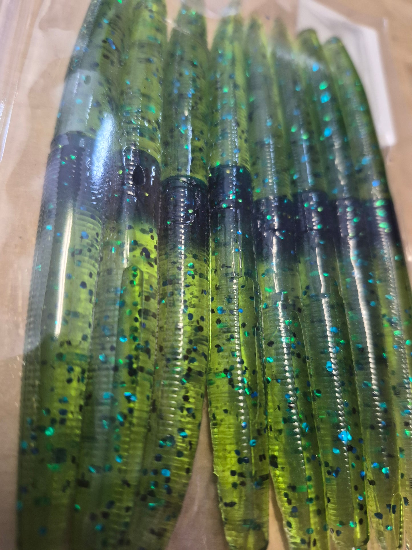 THE ENFORCER 5"stick bait with reinforced hook WATERMELON BLUE