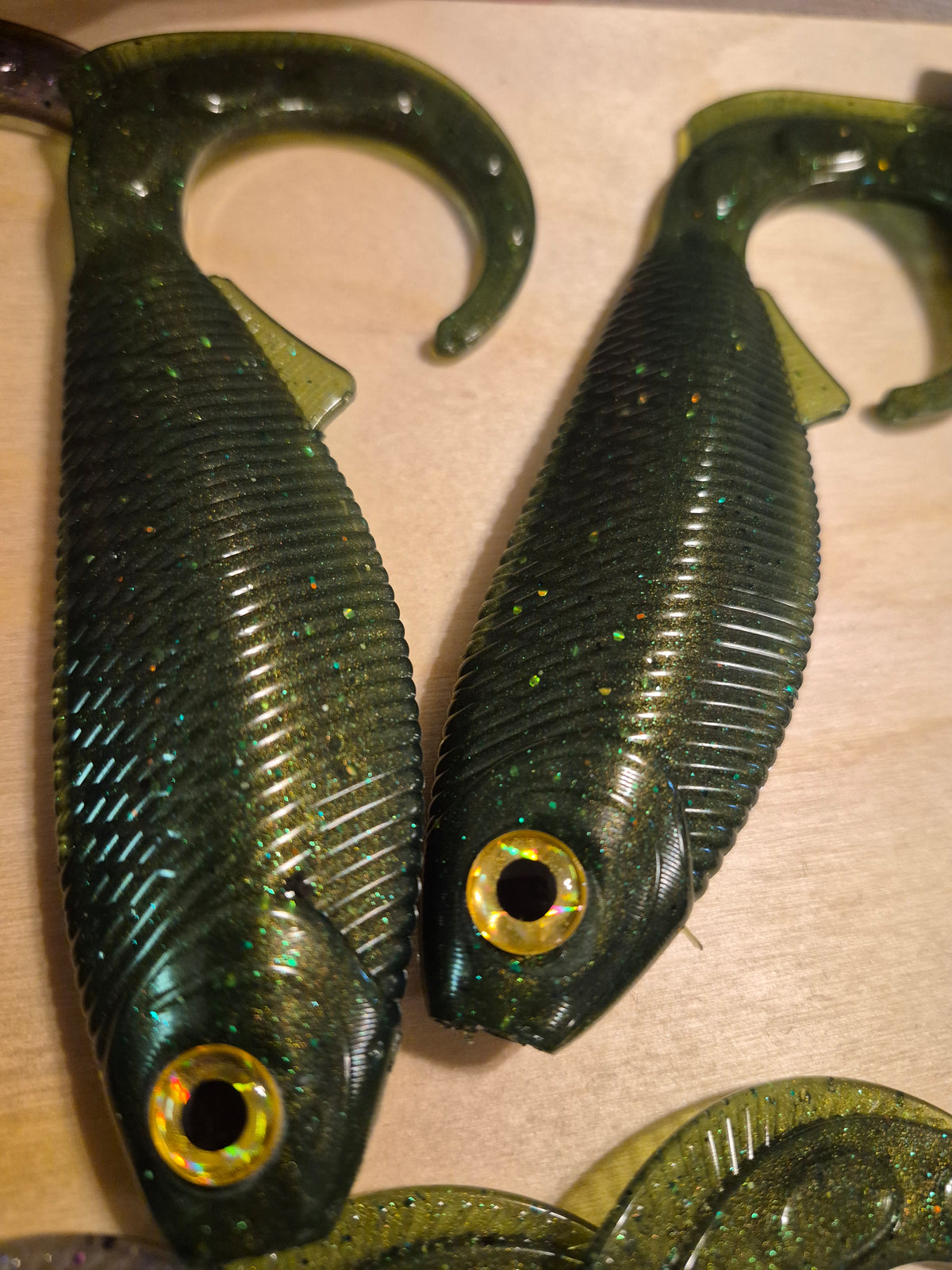 7.6" REAPER TAIL 2PK WATERMELON GREEN
