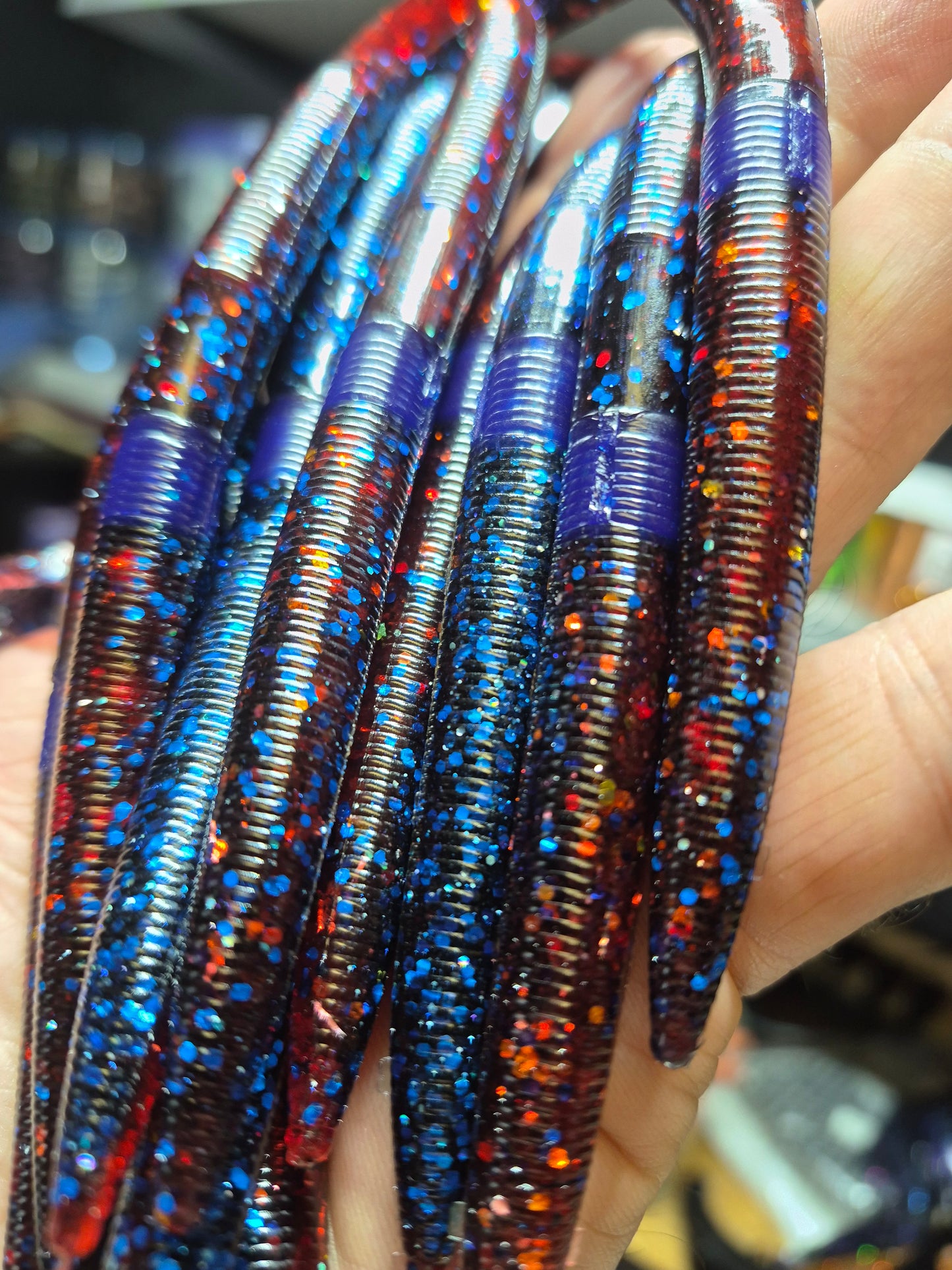 THE ENFORCER 5"stick bait with reinforced hook sleeve INFERNO FROST