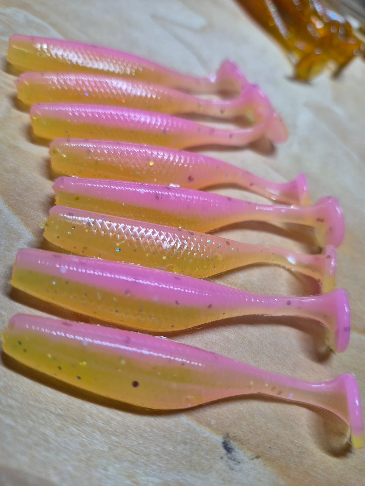 2.8" Assassin paddle tail. ELECTRIC CHICKEN