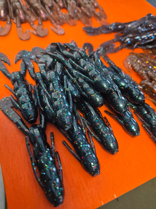 3.5" CRAWDADDY STEALTH GREEN