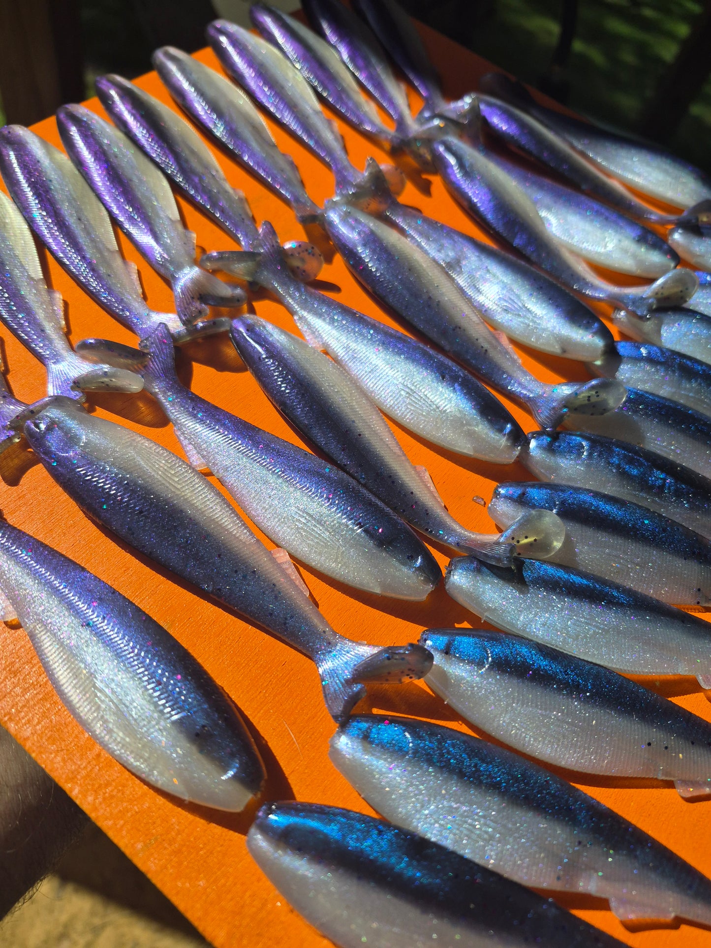 The General 4.3" SWIMBAIT Colorshifting ELECTRIC BLUE